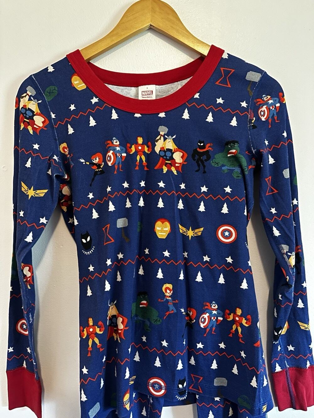 Hanna Anderson Women’s Marvel Matching Pajama Set - Size Small Organic Cotton